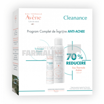 Avene Pachet Triacneal Expert 30 ml + Apa termala 150 ml 1 + 1 - 70% Din al II lea