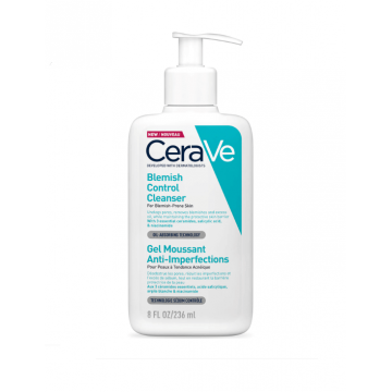 Cerave Gel spumant de curatare anti-imperfectiuni pentru tenul cu tendinta acneica 236 ml