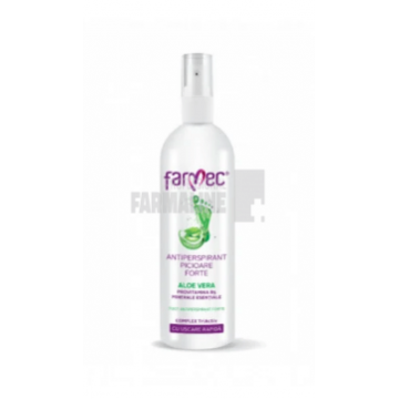 Farmec Antiperspirant spray pentru picioare forte  cu aloe vera 200 ml