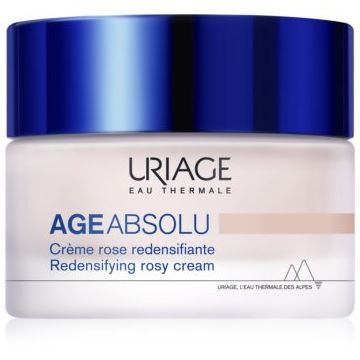 Uriage Age Absolu Redensifying Rosy Cream Cremă antiriduri cu efect de lifting si iluminare cu acid hialuronic