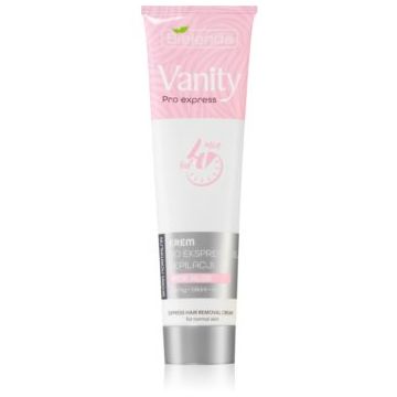 Bielenda Vanity Pro Express crema depilatoare pentru mâini, axile și zona inghinală pentru piele sensibila