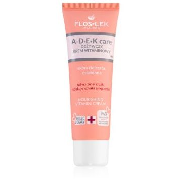 FlosLek Pharma A+D+E+K Care crema nutritiva pentru fermitate pentru pielea slabita