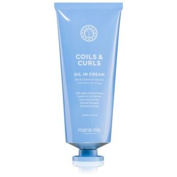 Maria Nila Coils & Curls Oil In Cream crema regeneratoare pentru par ondulat si cret