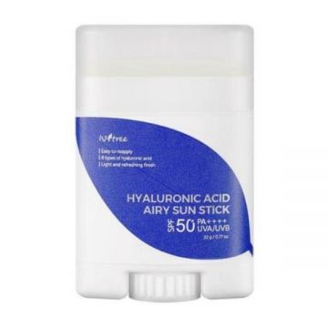 Protectie solara cu acid hialuronic si efect racoritor, Isntree, Stick, SPF 50+, 22 g Protectie solara cu acid hialuronic si efect racoritor, Isntree, Stick, SPF 50+, 22 g