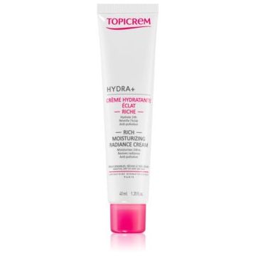 Topicrem Hydra+ Rich Radiance Cream crema intens hidratanta ziua