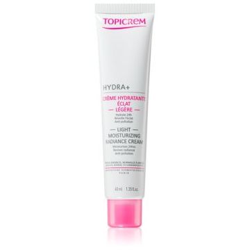 Topicrem Hydra+ Light Radiance Cream Crema hidratanta pentru zi pentru piele sensibila normala-combinata