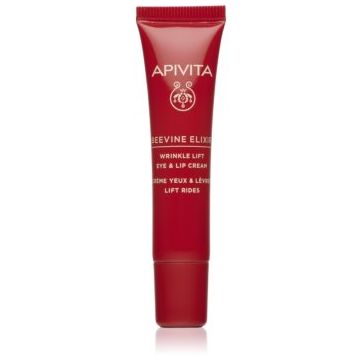 Apivita Beevine Elixir Eye & Lip cream crema de ochi cu efect intensiv de lifting impotriva ridurilor si cearcanelor