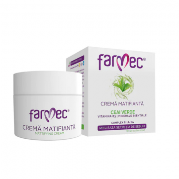 Crema Farmec Matifianta pentru Ten, 50 ml
