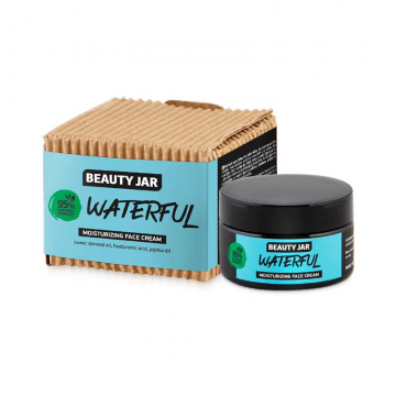 Crema hidratanta pentru fata, cu acid hialuronic si ulei de migdale dulci, Waterful, Beauty Jar, 60 ml Crema hidratanta pentru fata, cu acid hialuronic si ulei de migdale dulci, Waterful, Beauty Jar, 60 ml