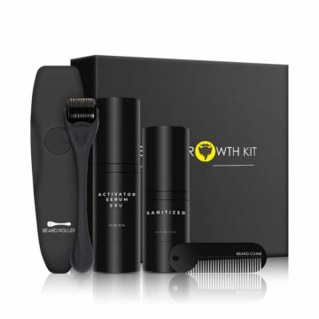 Kit complet, accelerare crestere barba, Luxfume by Sevich