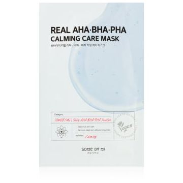 Some By Mi Clinical Solution AHA∙BHA∙PHA Calming Care Mask mască textilă calmantă pentru pielea problematica