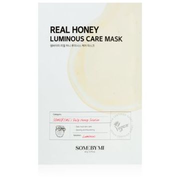 Some By Mi Clinical Solution Honey Luminous Care Mask mască textilă iluminatoare