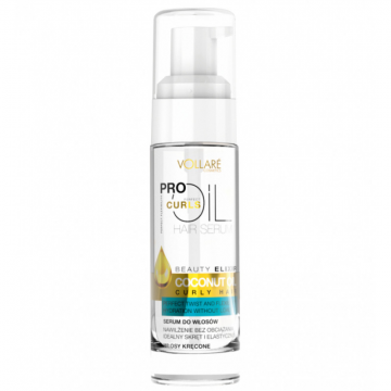 Ulei de par Vollare Pro Perfect Curls, Coconut Oil, 30 ml