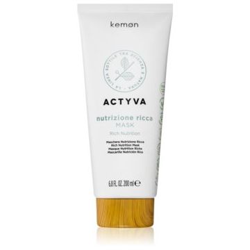 Kemon Actyva Nutrizone Ricca mască nutritivă pentru păr foarte uscat