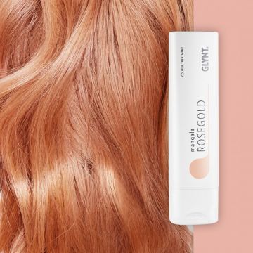 Masca nuantatoare pentru nuante calde de blond Rosegold Mangala, 200 ml