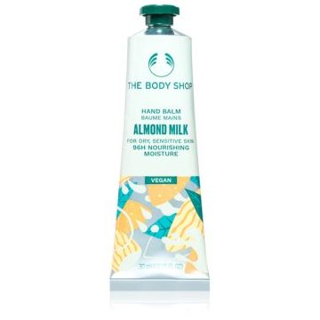 The Body Shop Almond Hand Balm Vegan crema de maini cu lapte de migdale The Body Shop Almond Hand Balm Vegan crema de maini cu lapte de migdale