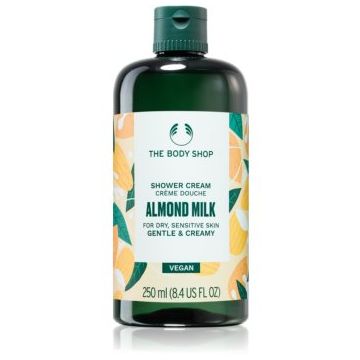 The Body Shop Almond Milk Shower Cream gel cremos pentru dus cu lapte de migdale
