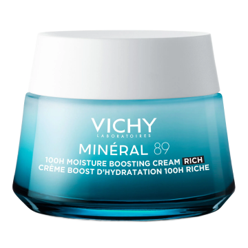 Crema intens hidratanta 72h pentru ten uscat Mineral 89, 50 ml, Vichy