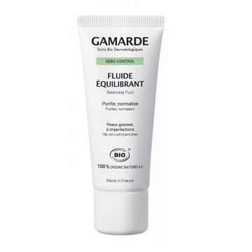 Fluid echilibrant matifiant Bio pentru ten gras, 40g, Gamarde Fluid echilibrant matifiant Bio pentru ten gras, 40g, Gamarde