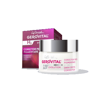 Corector pentru pete pigmentare H3 Evolution, 50ml, Gerovital