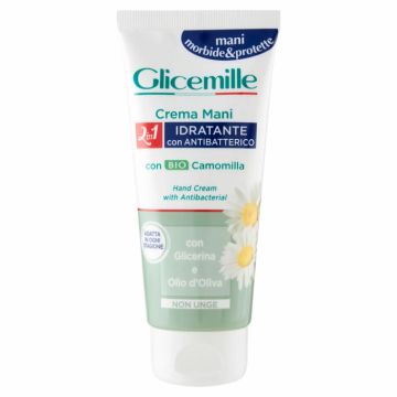 Crema hidratanta pentru maini cu glicerina, musetel bio si ulei de masline, 100ml, Glicemille