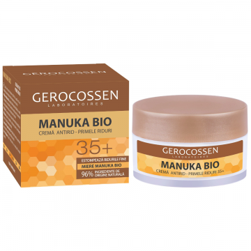 Crema primele riduri 35+ Manuka Bio, 50ml, Gerocossen Crema primele riduri 35+ Manuka Bio, 50ml, Gerocossen