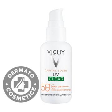 Fluid apos anti-imperfectiuni cu SPF50+ Capital Soleil UV CLEAR, 40ml, Vichy