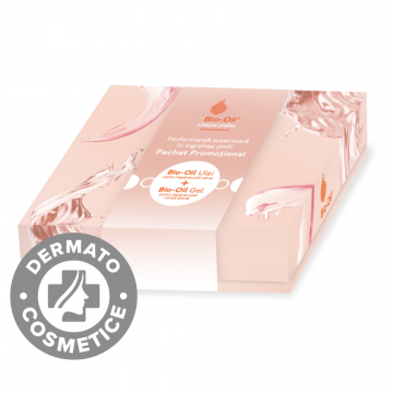 Pachet Ulei pentru ingrijirea pielii 125ml + Gel pentru ingrijirea pielii uscate 200ml, Bio-Oil