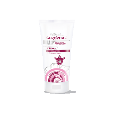 Cremă Anticelulitică Cu Cafeină, Unt De Shea și Ulei De Trandafir Sălbatic  Piele Hidratată, Elastică și Fermă, Gerovital H3 Evolution Perfect Look, 200 Ml