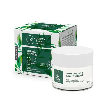 Crema antirid de noapte Plant Q10, 50ml, Cosmetic Plant