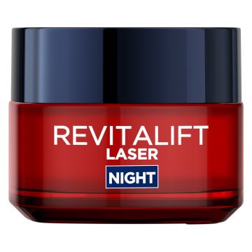 Crema antirid de noapte Revitalift Laser cu tripla actiune, 50ml, L'Oreal Paris