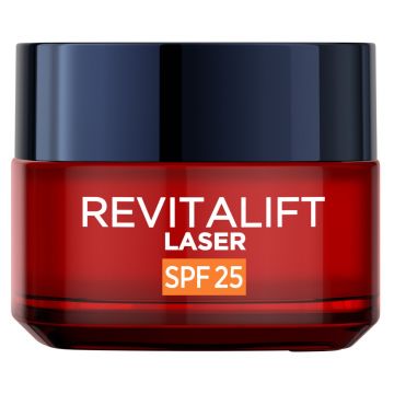 Crema antirid de zi Revitalift Laser cu SPF25 cu tripla actiune, 50ml, L'Oreal Paris