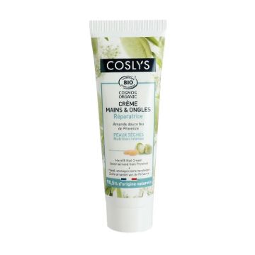 Crema bio de maini si unghii cu migdale dulci, 50ml, Coslys