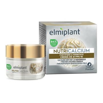 Crema de zi cu FPS10 Nutricalcium, 50ml, Elmiplant