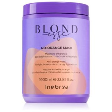 Inebrya BLONDesse No-Orange Mask Masca de par neutralizarea subtonurilor de alamă