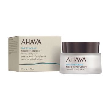 Crema hidratanta de noapte pentru ten normal sau uscat, Time to Hydrate, 50 ml, Ahava