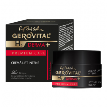 Crema lift intens H3 Derma+ Premium Care, 50 ml, Gerovital