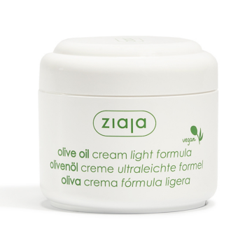 Crema nutritiva light cu ulei de masline si unt de shea pentru piele uscata, 100 ml, Ziaja