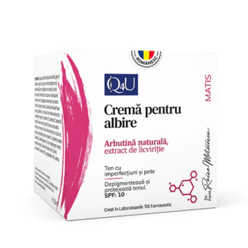 Crema pentru albire Matis Q4U, 50 ml, Tis Farmaceutic