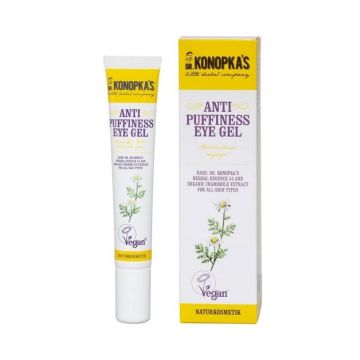 Crema-gel impotriva pungilor de sub ochi, 20 ml, Dr. Konopkas