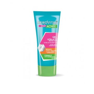 Gel ultra activ pentru corp Stop Acnee, 50 ml, Gerovital