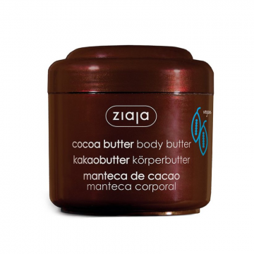 Unt de corp cu unt de cacao si vitamina E, 200 ml, Ziaja