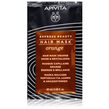Apivita Express Beauty Hair mask Shine Orange Mască de păr cu efect revitalizant