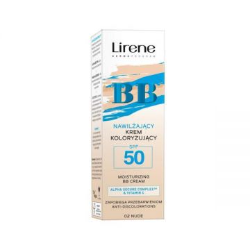 Crema BB hidratanta anti-depigmentare, SPF50, 02 Nude,  30ml