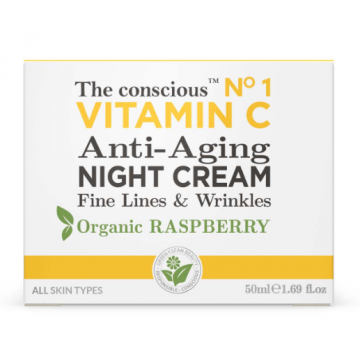Crema cu Vitamina C si Zmeura, 50ml, The conscious