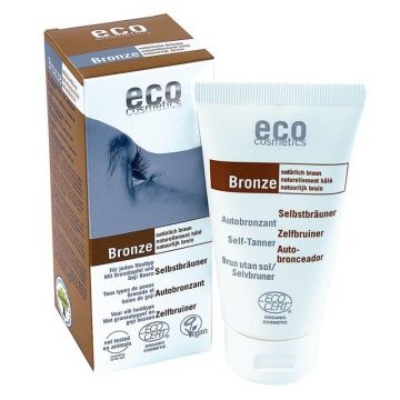 Fluid autobronzant bio pentru fata si corp cu rodie si extract de goji, 75 ml, Eco Cosmetics