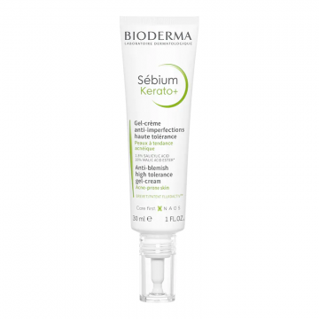 Gel crema anti-imperfectiuni Sebium Kerato+, 30 ml, Bioderma