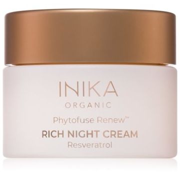 INIKA Organic Phytofuse Renew Rich Night Cream Crema de noapte anti-oxidanta