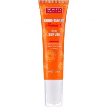 Ser cu Vitamina C, Efect de luminozitate si hidratare, Beauty Formulas, 30 ml