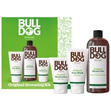 Bulldog Original Grooming Kit set cadou corp si fata